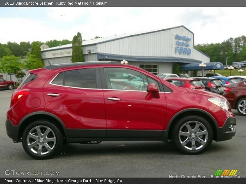 Ruby Red Metallic / Titanium 2013 Buick Encore Leather