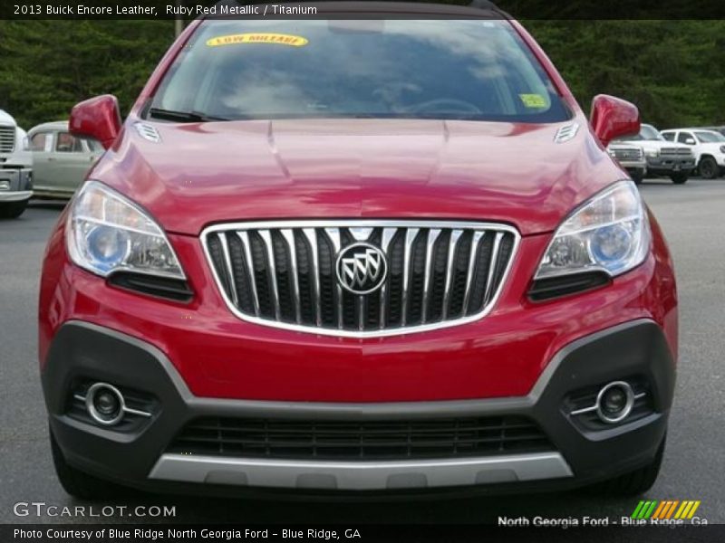 Ruby Red Metallic / Titanium 2013 Buick Encore Leather