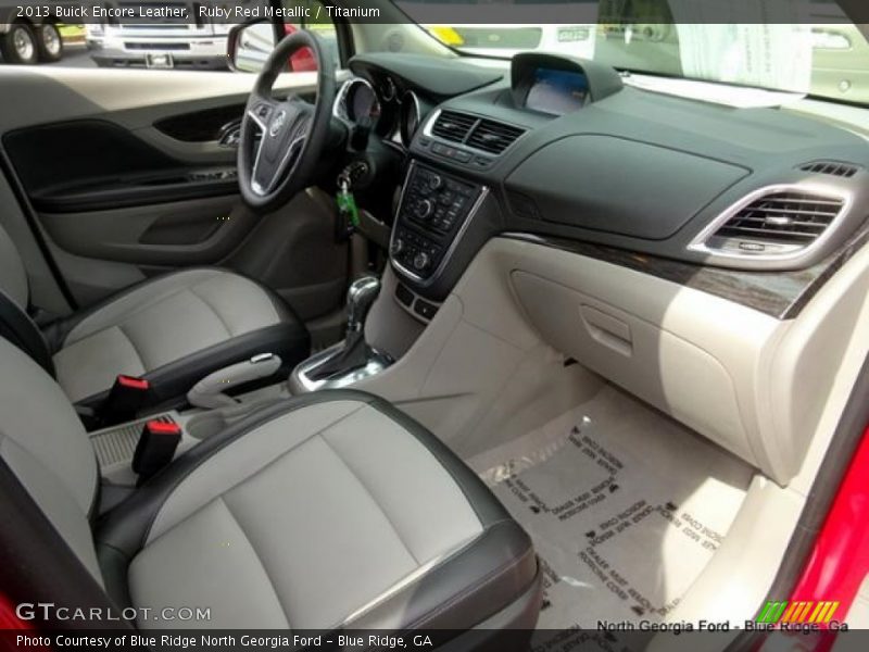 Ruby Red Metallic / Titanium 2013 Buick Encore Leather