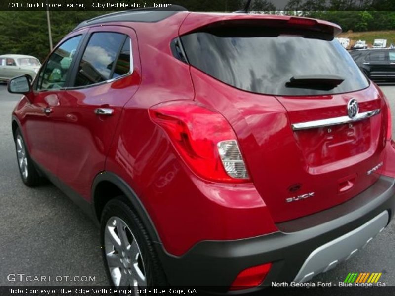 Ruby Red Metallic / Titanium 2013 Buick Encore Leather