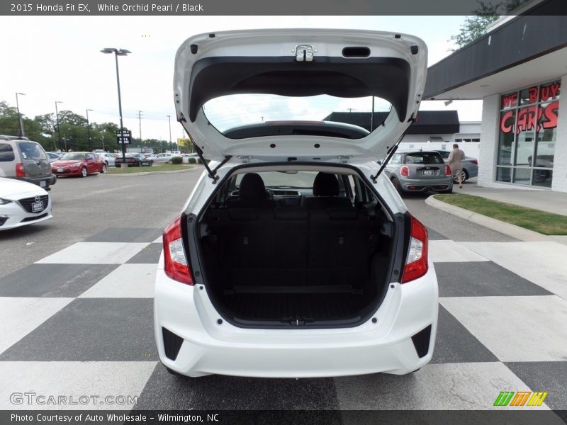 White Orchid Pearl / Black 2015 Honda Fit EX