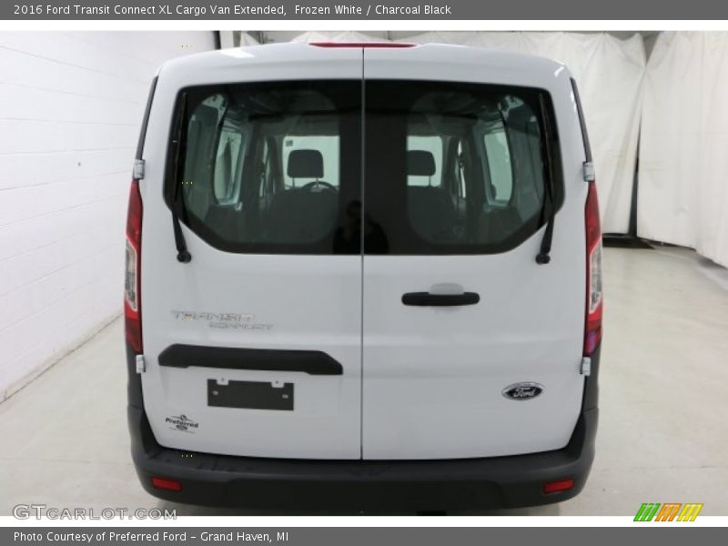 Frozen White / Charcoal Black 2016 Ford Transit Connect XL Cargo Van Extended