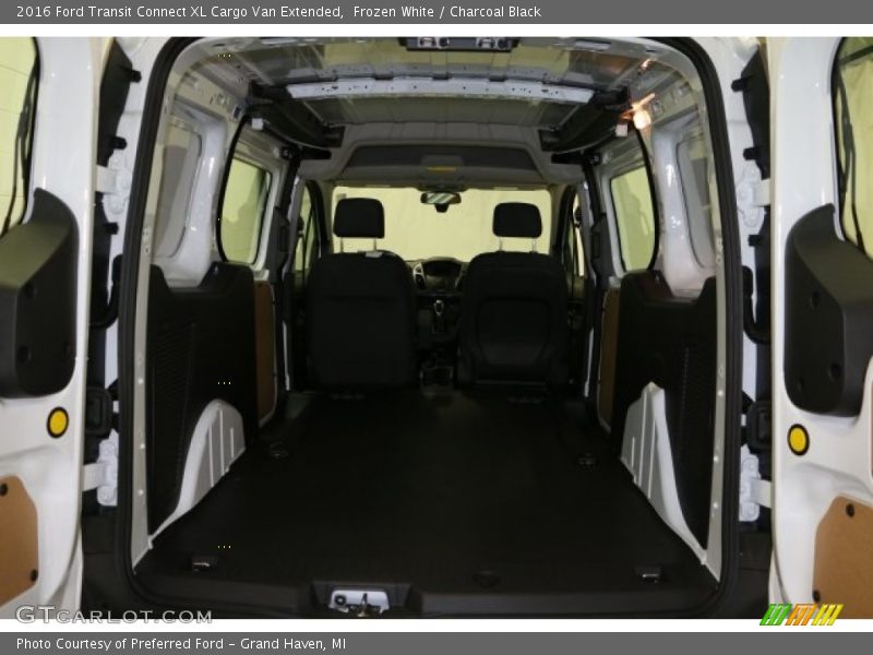Frozen White / Charcoal Black 2016 Ford Transit Connect XL Cargo Van Extended