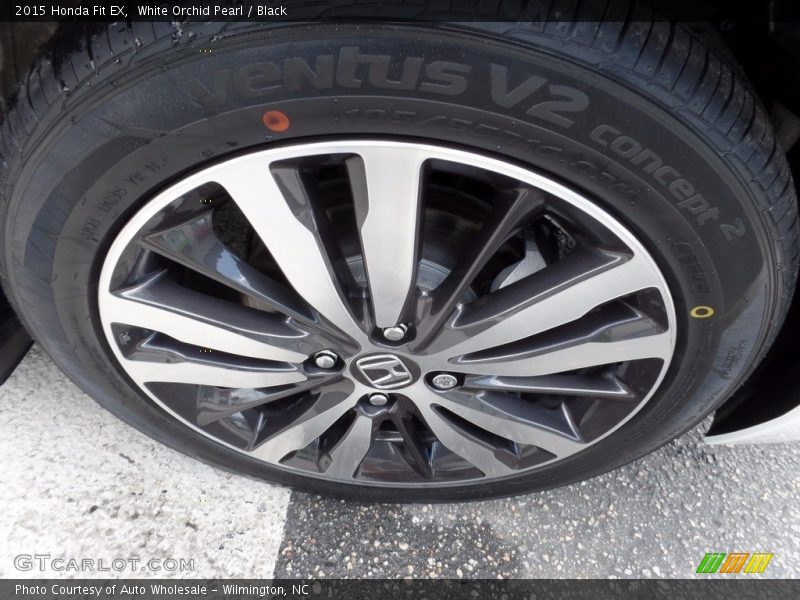 White Orchid Pearl / Black 2015 Honda Fit EX