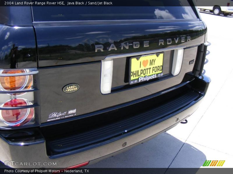Java Black / Sand/Jet Black 2004 Land Rover Range Rover HSE