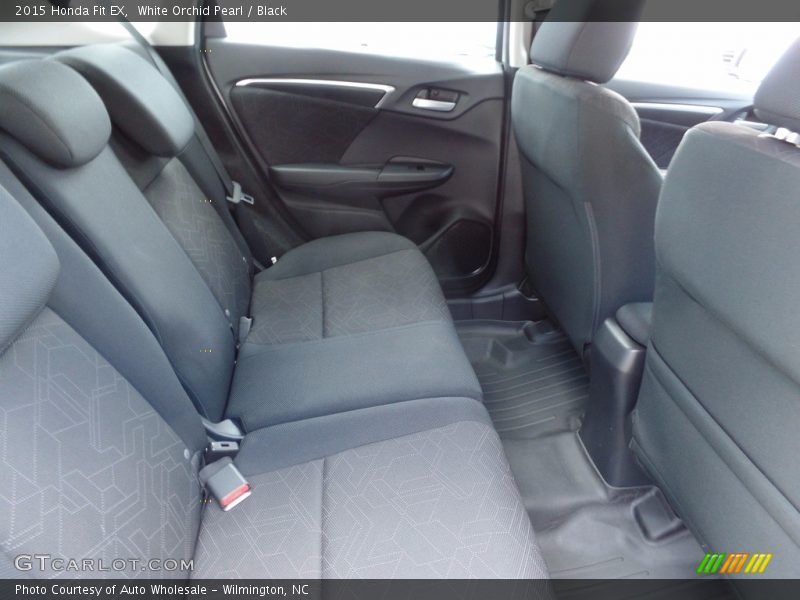 White Orchid Pearl / Black 2015 Honda Fit EX