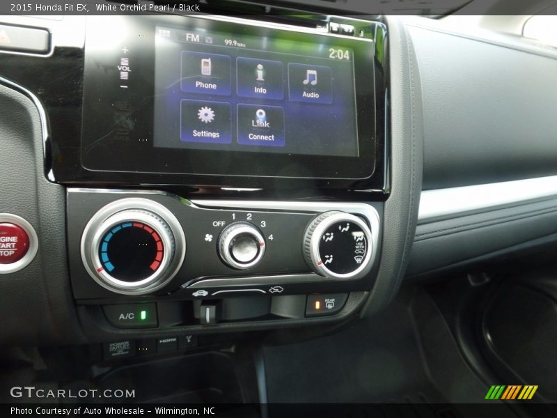 White Orchid Pearl / Black 2015 Honda Fit EX