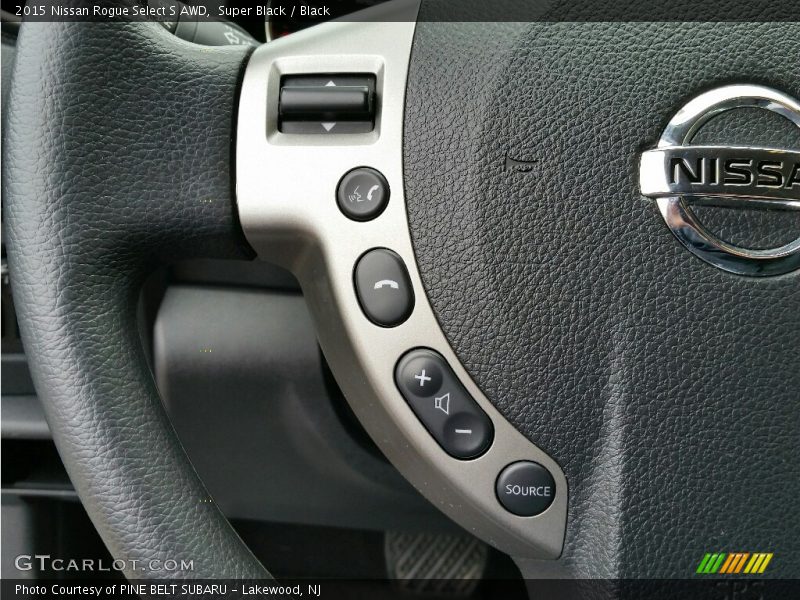 Super Black / Black 2015 Nissan Rogue Select S AWD