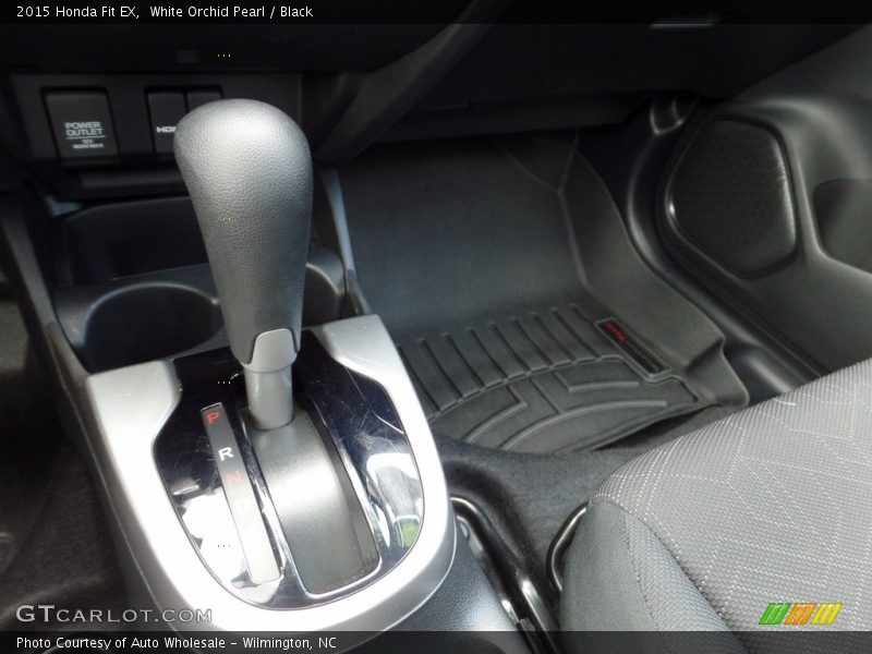 White Orchid Pearl / Black 2015 Honda Fit EX