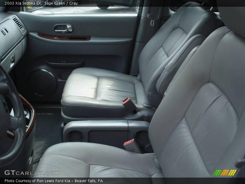 Sage Green / Gray 2003 Kia Sedona EX