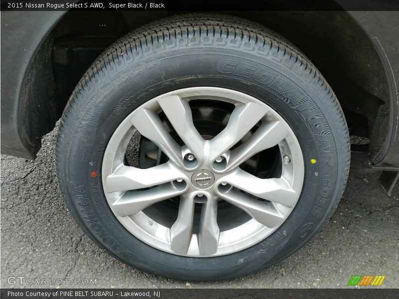 Super Black / Black 2015 Nissan Rogue Select S AWD