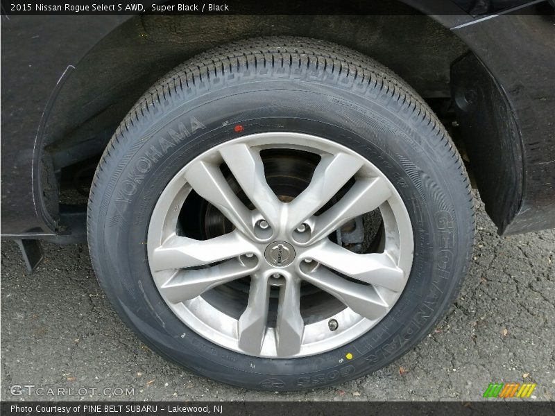 Super Black / Black 2015 Nissan Rogue Select S AWD