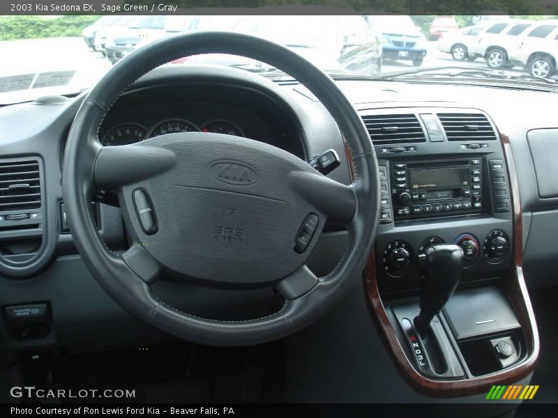 Sage Green / Gray 2003 Kia Sedona EX
