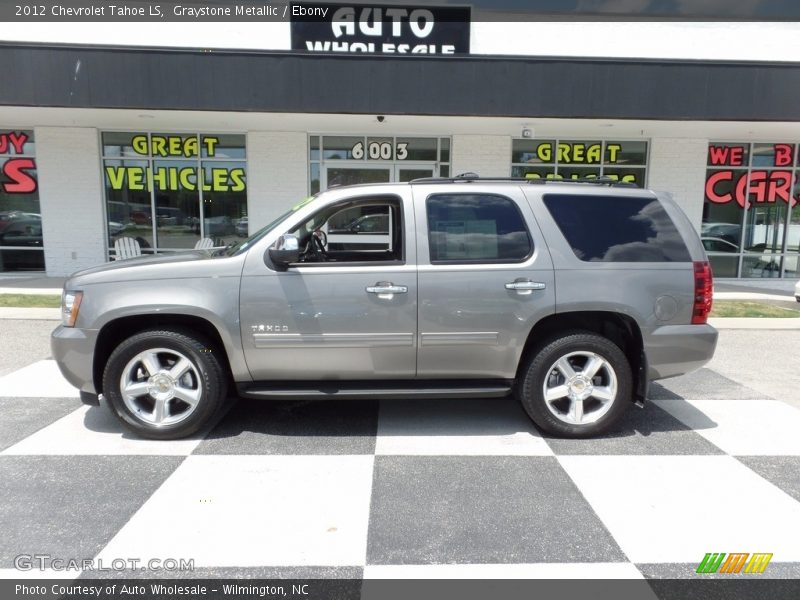 Graystone Metallic / Ebony 2012 Chevrolet Tahoe LS