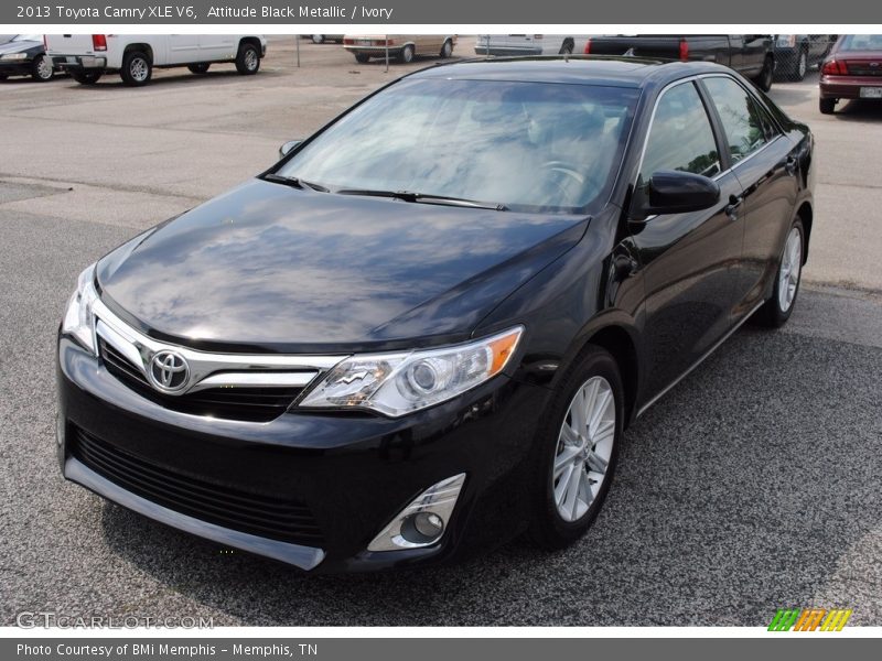 Attitude Black Metallic / Ivory 2013 Toyota Camry XLE V6