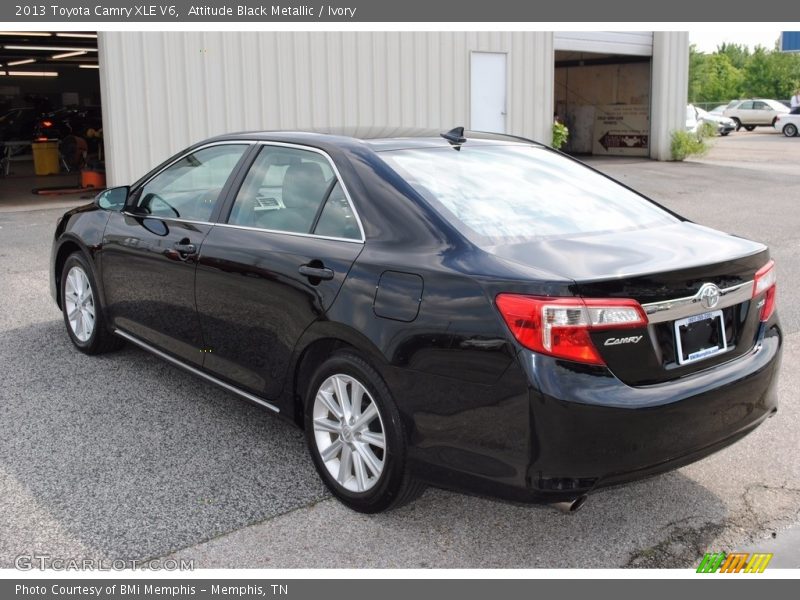 Attitude Black Metallic / Ivory 2013 Toyota Camry XLE V6