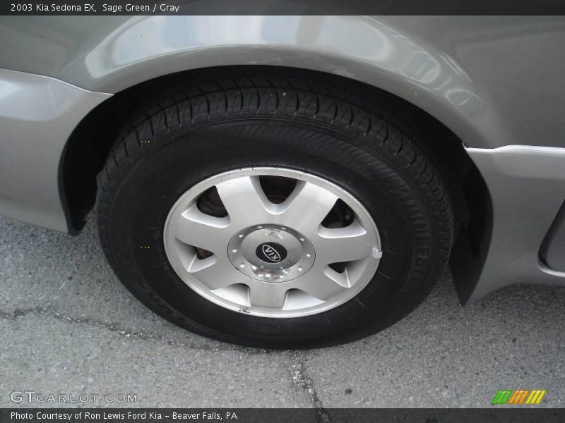 Sage Green / Gray 2003 Kia Sedona EX