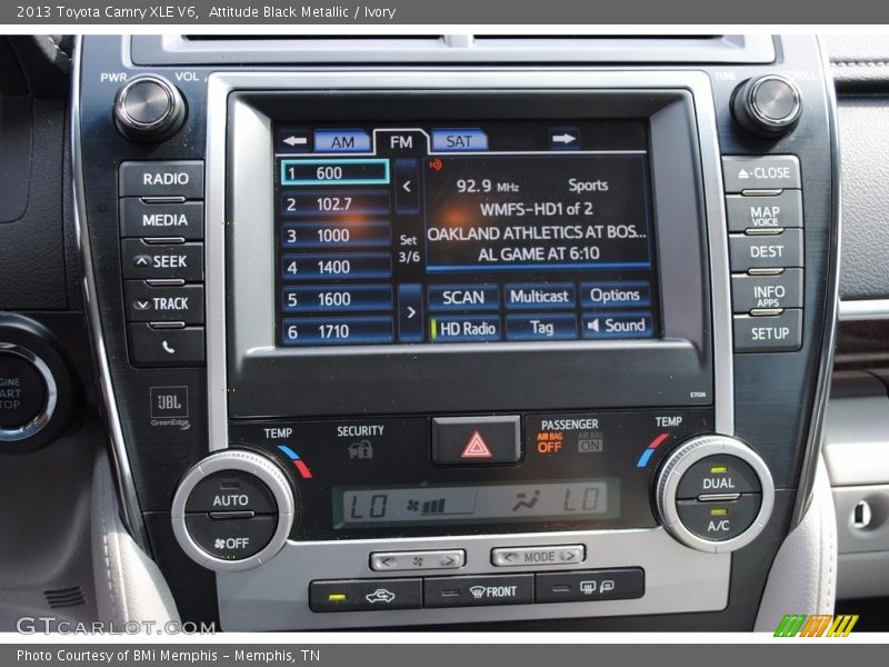 Attitude Black Metallic / Ivory 2013 Toyota Camry XLE V6