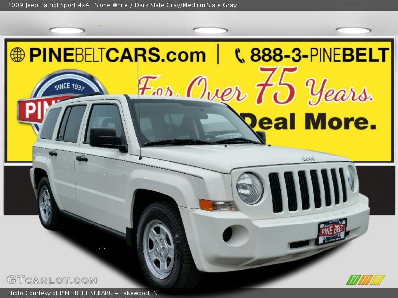Stone White / Dark Slate Gray/Medium Slate Gray 2009 Jeep Patriot Sport 4x4