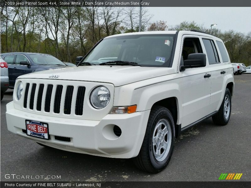 Stone White / Dark Slate Gray/Medium Slate Gray 2009 Jeep Patriot Sport 4x4