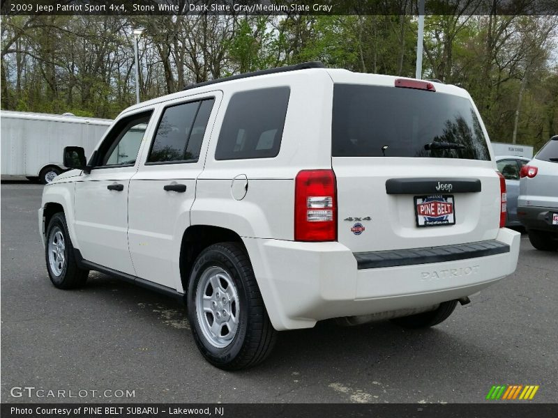 Stone White / Dark Slate Gray/Medium Slate Gray 2009 Jeep Patriot Sport 4x4
