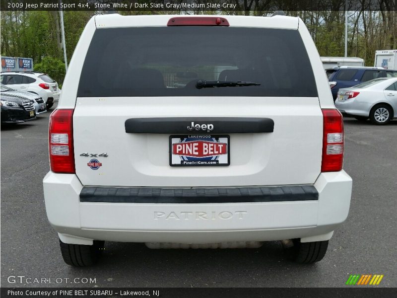 Stone White / Dark Slate Gray/Medium Slate Gray 2009 Jeep Patriot Sport 4x4