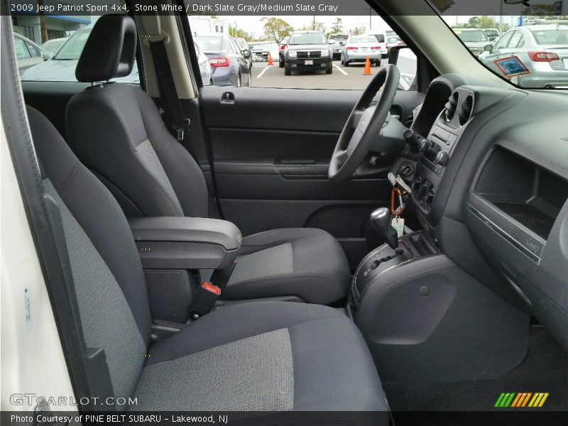 Stone White / Dark Slate Gray/Medium Slate Gray 2009 Jeep Patriot Sport 4x4