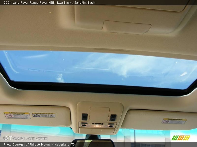 Java Black / Sand/Jet Black 2004 Land Rover Range Rover HSE