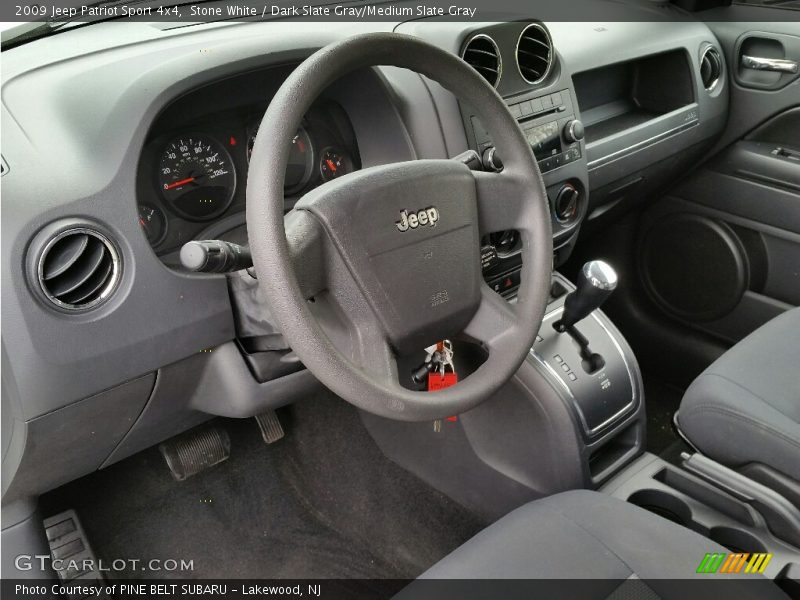Stone White / Dark Slate Gray/Medium Slate Gray 2009 Jeep Patriot Sport 4x4
