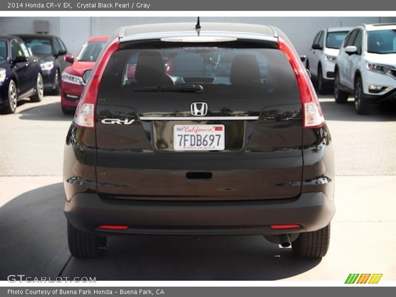 Crystal Black Pearl / Gray 2014 Honda CR-V EX