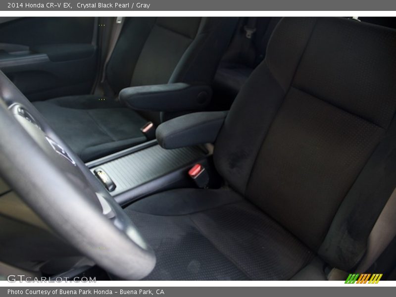 Crystal Black Pearl / Gray 2014 Honda CR-V EX