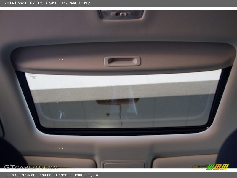 Crystal Black Pearl / Gray 2014 Honda CR-V EX