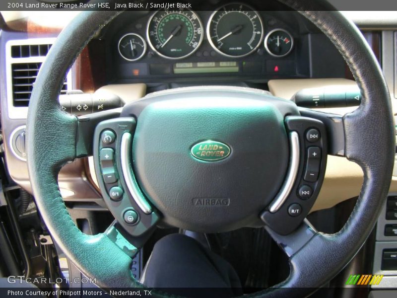 Java Black / Sand/Jet Black 2004 Land Rover Range Rover HSE