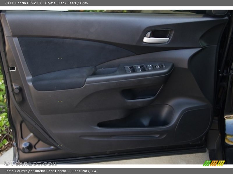 Crystal Black Pearl / Gray 2014 Honda CR-V EX