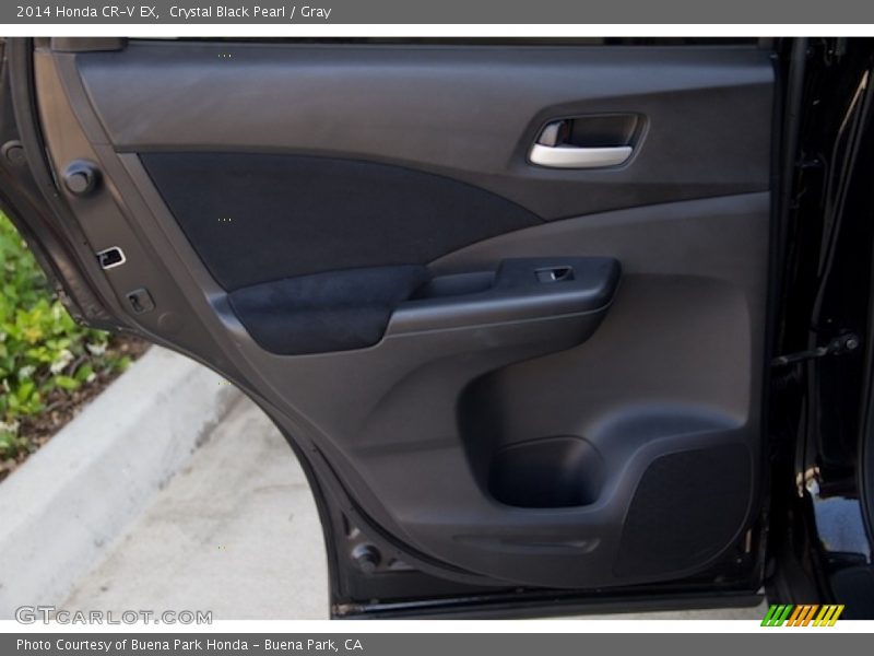 Crystal Black Pearl / Gray 2014 Honda CR-V EX