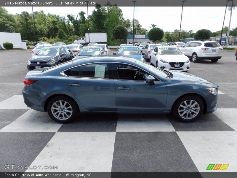 Blue Reflex Mica / Black 2016 Mazda Mazda6 Sport