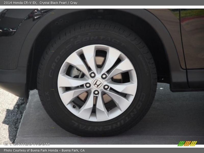Crystal Black Pearl / Gray 2014 Honda CR-V EX