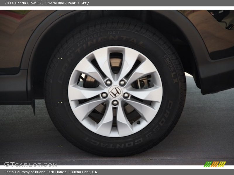 Crystal Black Pearl / Gray 2014 Honda CR-V EX