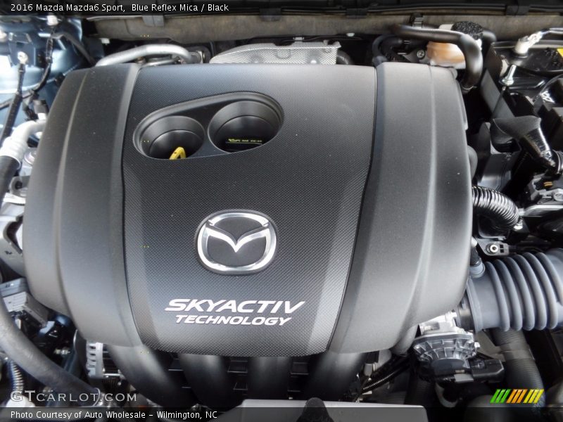 Blue Reflex Mica / Black 2016 Mazda Mazda6 Sport