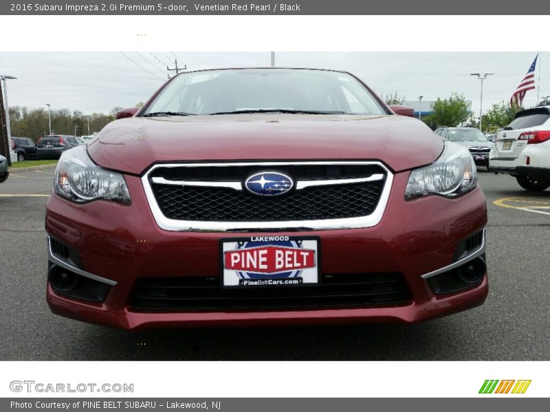 Venetian Red Pearl / Black 2016 Subaru Impreza 2.0i Premium 5-door
