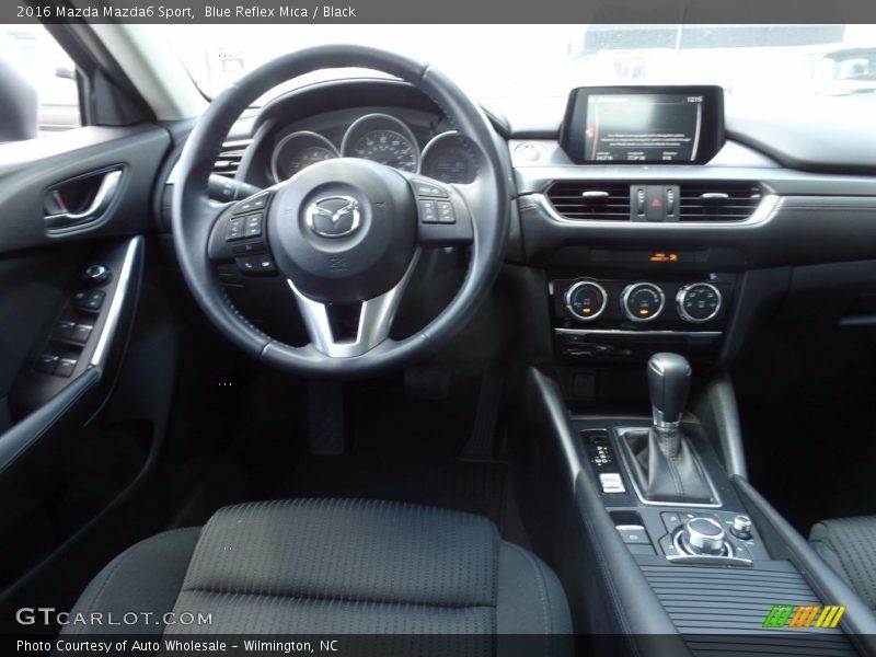 Blue Reflex Mica / Black 2016 Mazda Mazda6 Sport