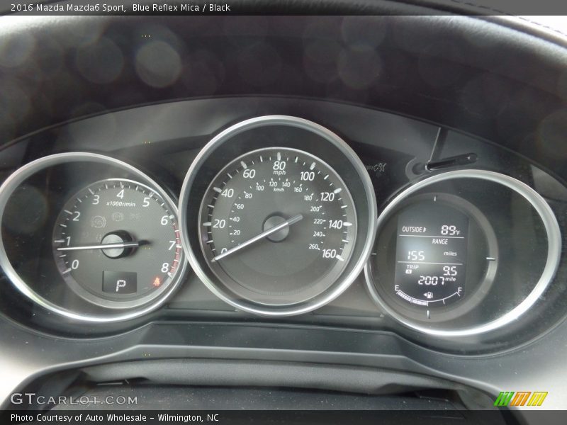 Blue Reflex Mica / Black 2016 Mazda Mazda6 Sport