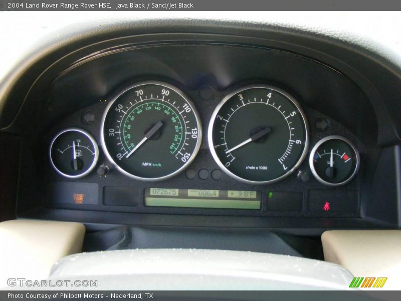 Java Black / Sand/Jet Black 2004 Land Rover Range Rover HSE