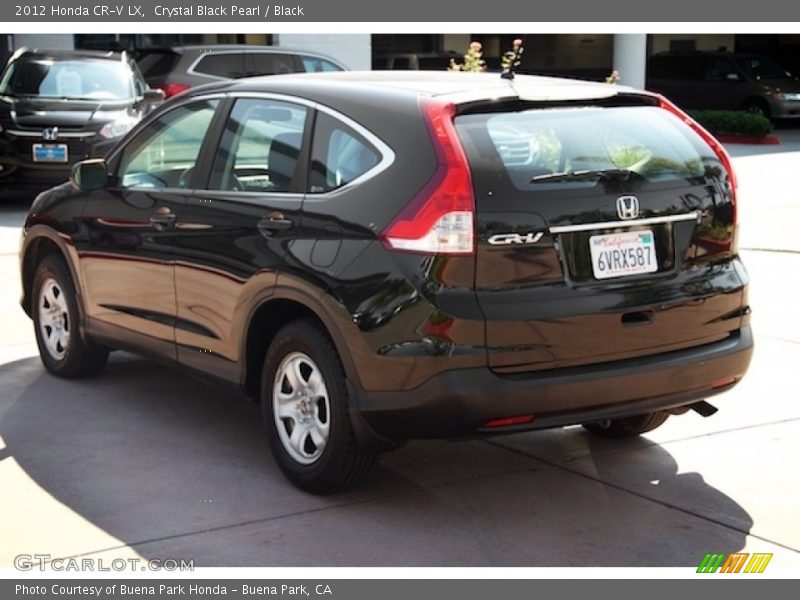 Crystal Black Pearl / Black 2012 Honda CR-V LX