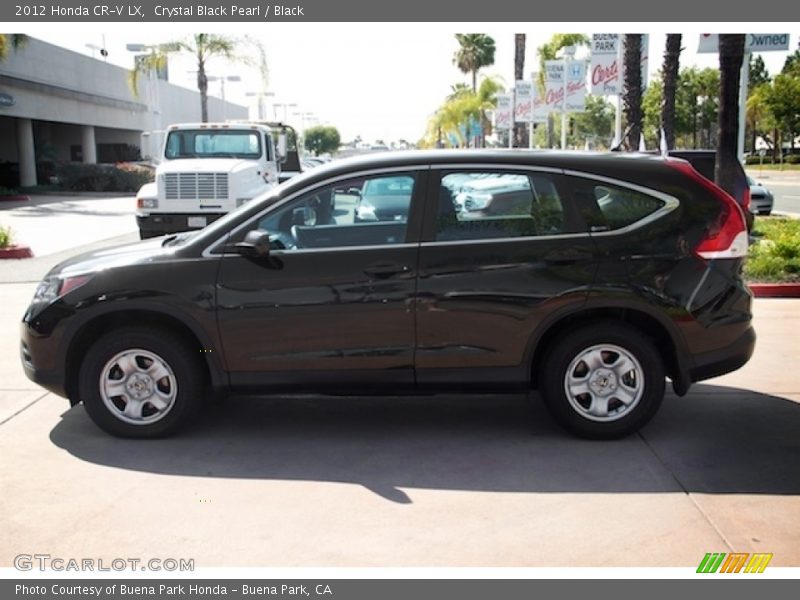 Crystal Black Pearl / Black 2012 Honda CR-V LX