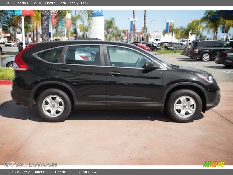 Crystal Black Pearl / Black 2012 Honda CR-V LX