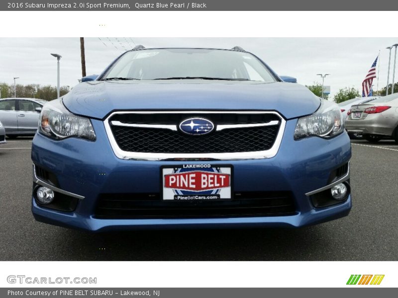 Quartz Blue Pearl / Black 2016 Subaru Impreza 2.0i Sport Premium