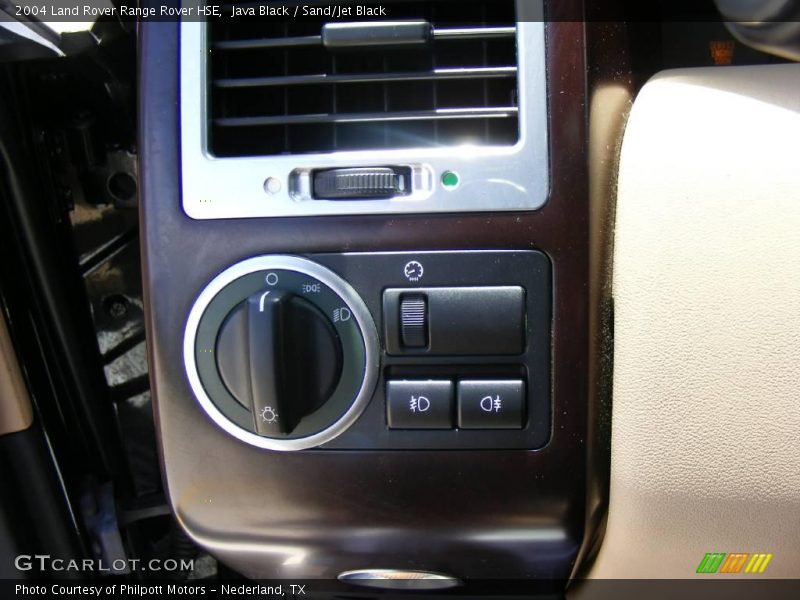 Java Black / Sand/Jet Black 2004 Land Rover Range Rover HSE