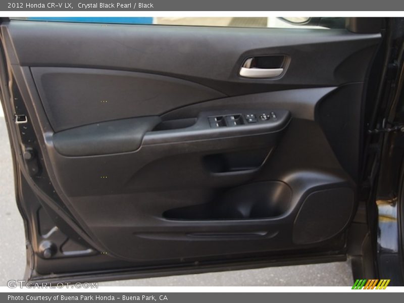Crystal Black Pearl / Black 2012 Honda CR-V LX