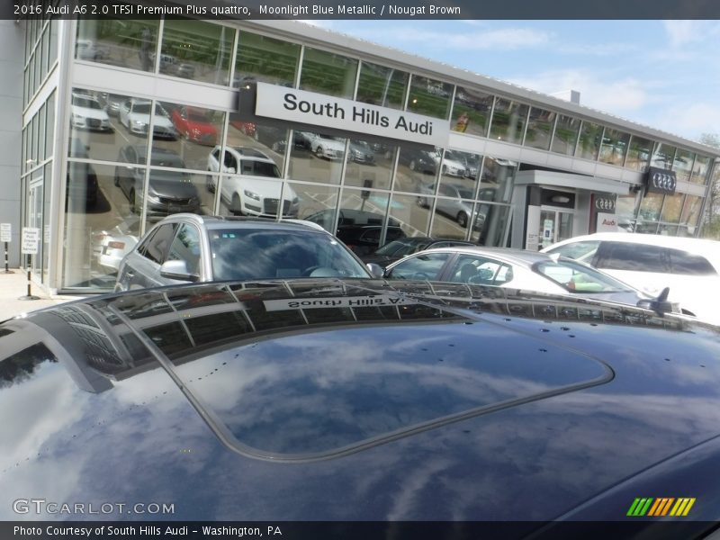 Moonlight Blue Metallic / Nougat Brown 2016 Audi A6 2.0 TFSI Premium Plus quattro
